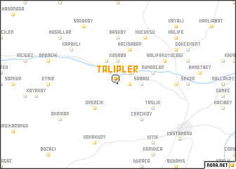 map of Talipler
