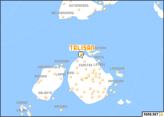 map of Talisan