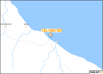 map of Talisayan