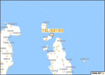 map of Talisayan