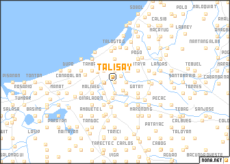 map of Talisay
