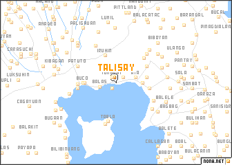 map of Talisay