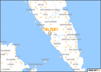 map of Talisay