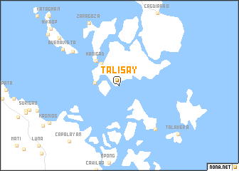 map of Talisay