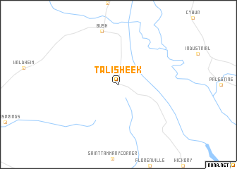 map of Talisheek