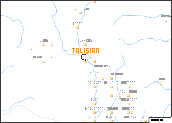 map of Talisian