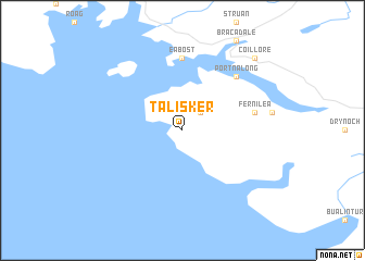 map of Talisker