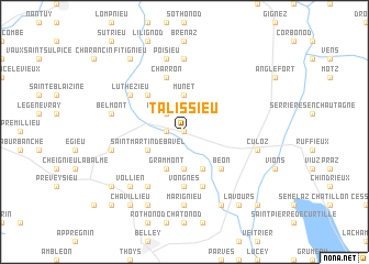 map of Talissieu