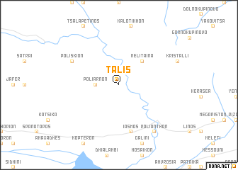 map of Tális