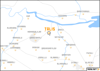 map of Talış