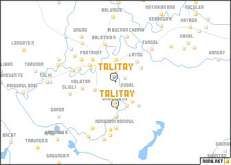 map of Talitay