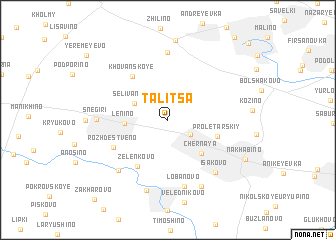 map of Talitsa