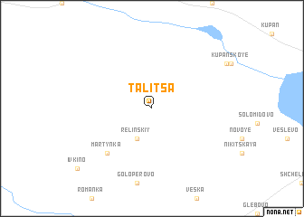 map of Talitsa