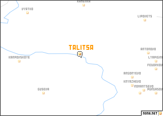 map of Talitsa