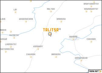 map of Talitsa