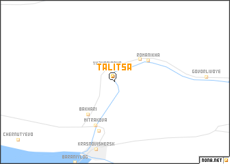 map of Talitsa
