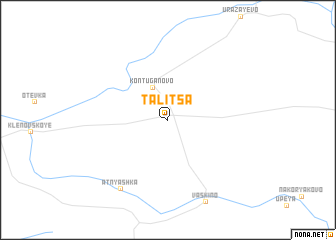 map of Talitsa