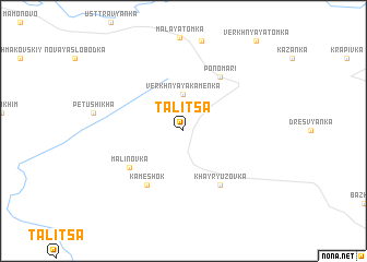 map of Talitsa