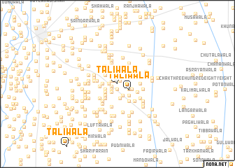 map of Talīwāla