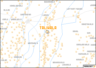 map of Tālīwāla