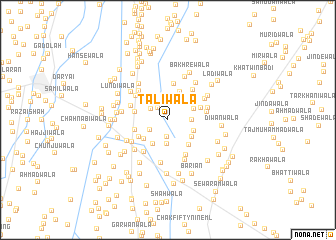 map of Tālīwāla