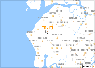 map of Taliyi