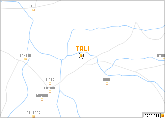 map of Tali