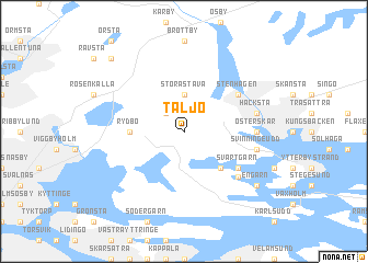 map of Täljö