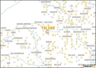 map of Tālkār