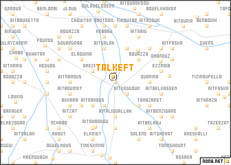 map of Talkeft