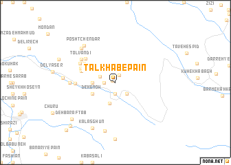 map of Talkh Āb-e Pā\