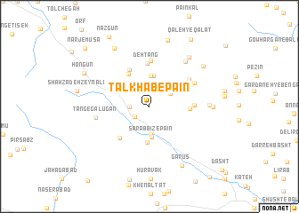 map of Talkhāb-e Pā\