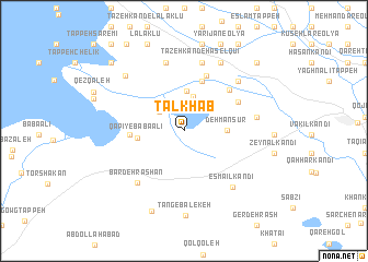 map of Talkhāb