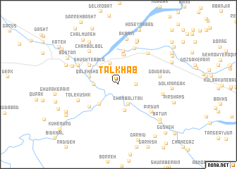 map of Talkh Āb