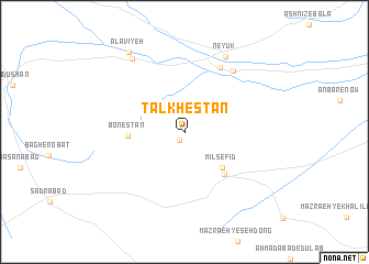 map of Talkhestān