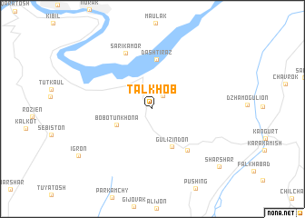 map of Talʼkhob