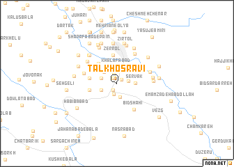 map of Tal Khosravī