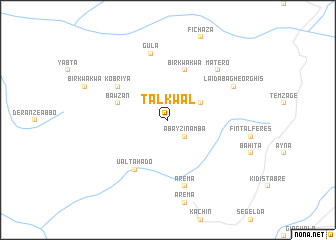 map of Tʼalkʼwal