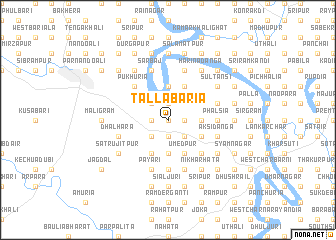 map of Tallābāria