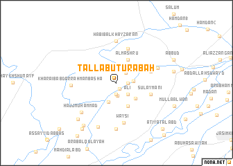 map of Tall Abū Turābah