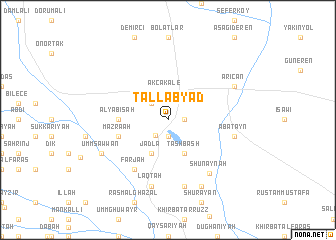 map of Tall Abyaḑ