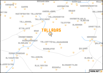 map of Tall ‘Adas