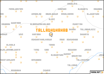 map of Tall adh Dhahab