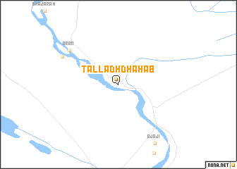 map of Tall adh Dhahab