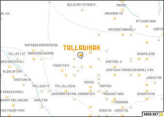 map of Tall Adīmah