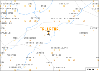 map of Tall ‘Afar