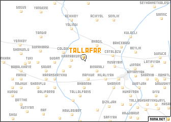 map of Tall ‘Afar