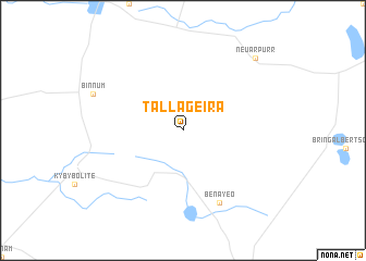 map of Tallageira