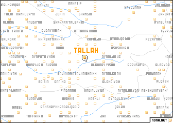 map of Tallah