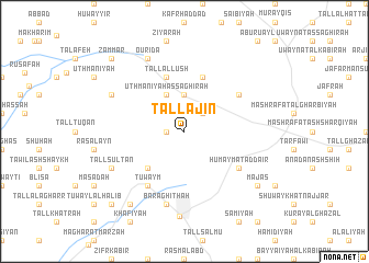 map of Tallājīn